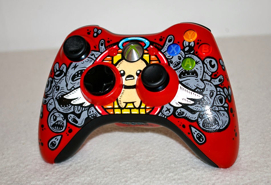 Custom Art XBOX 360 "The binding of Isaac"