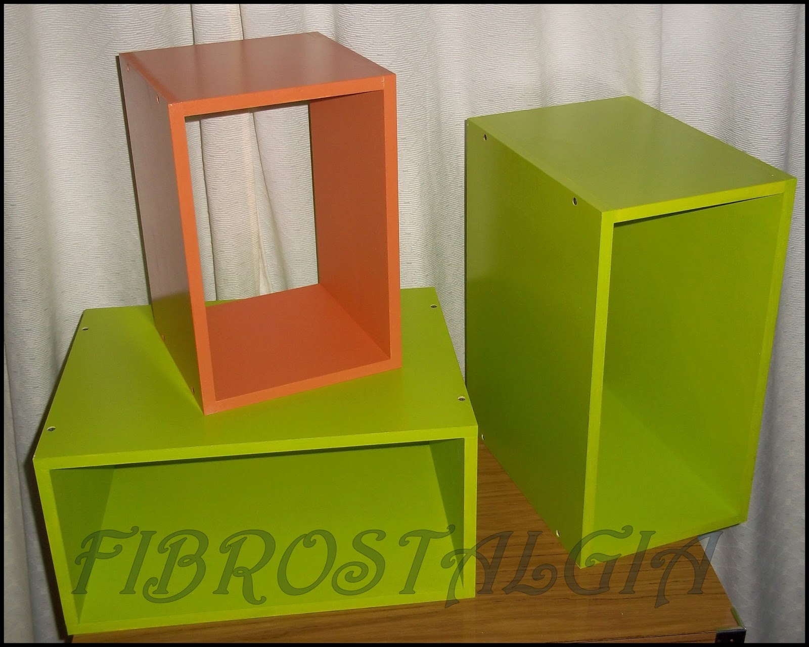 Articulos en Fibrofacil: Cubos decorativos