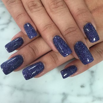 nails nail dip sns powder purple glitter polish asia revel browse