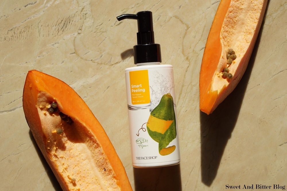 The Face Shop Smart Peeling Mild Papaya Review Indian Skin