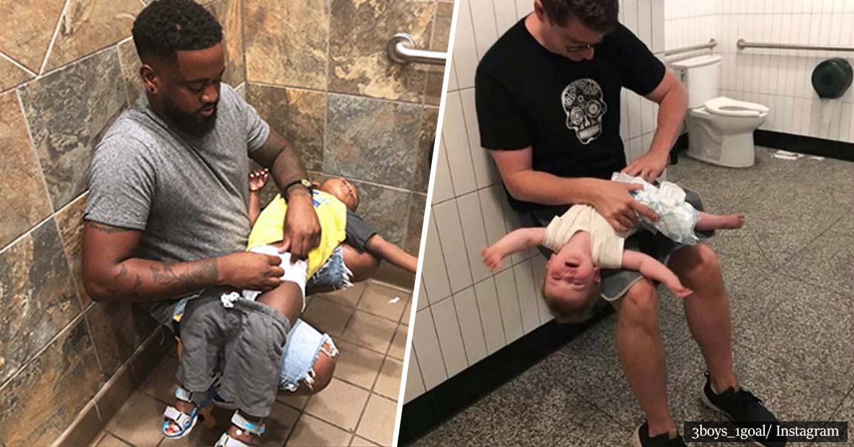 Fathers Are Campaigning For The Installation Of Baby Changing Tables In Men’s Restrooms