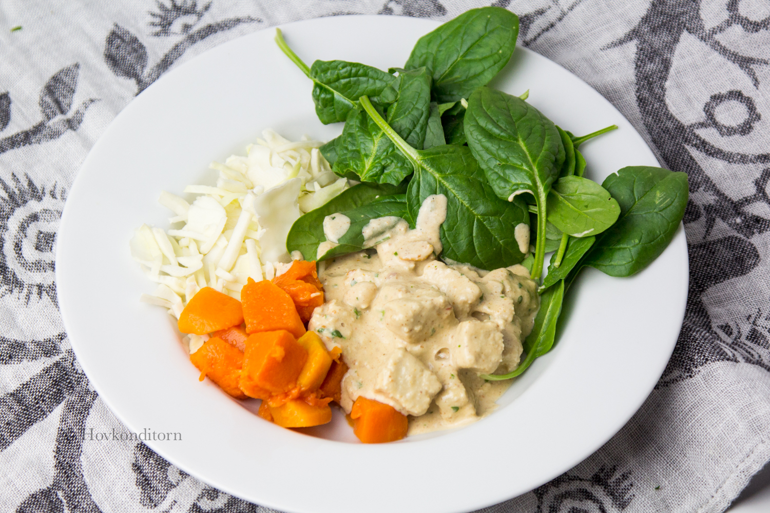 Creamy Sauce with Peanut Butter and Quorn