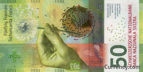 Красивые банкноты мира 50 франков