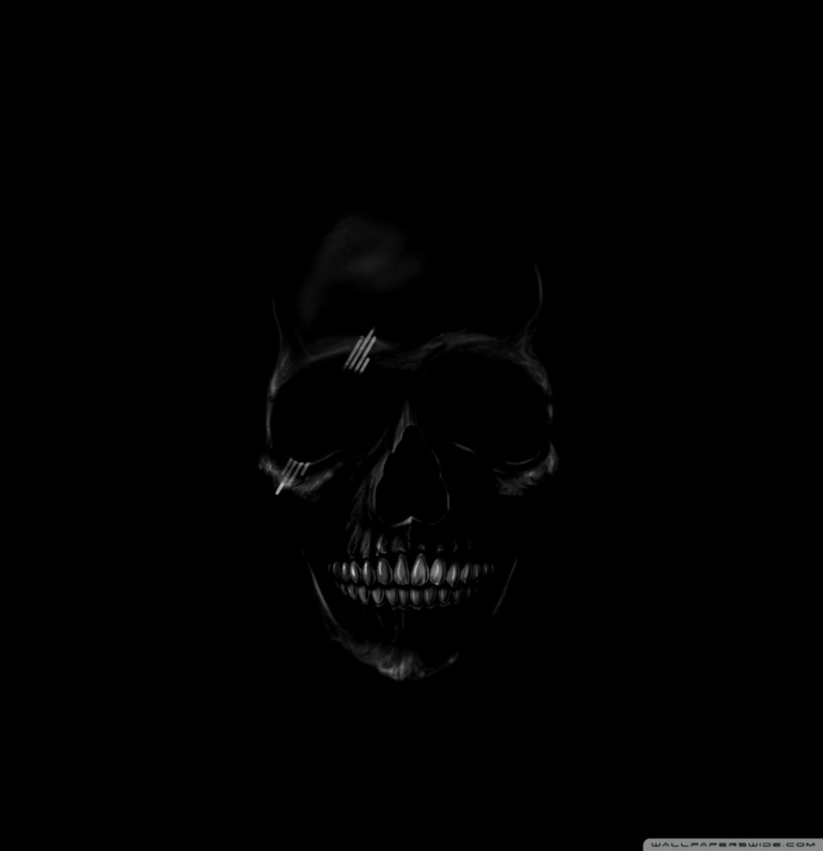 Black Skull ❤ 4K HD Desktop Wallpaper for 4K Ultra HD TV • Dual