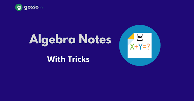 algebra-notes-ssc