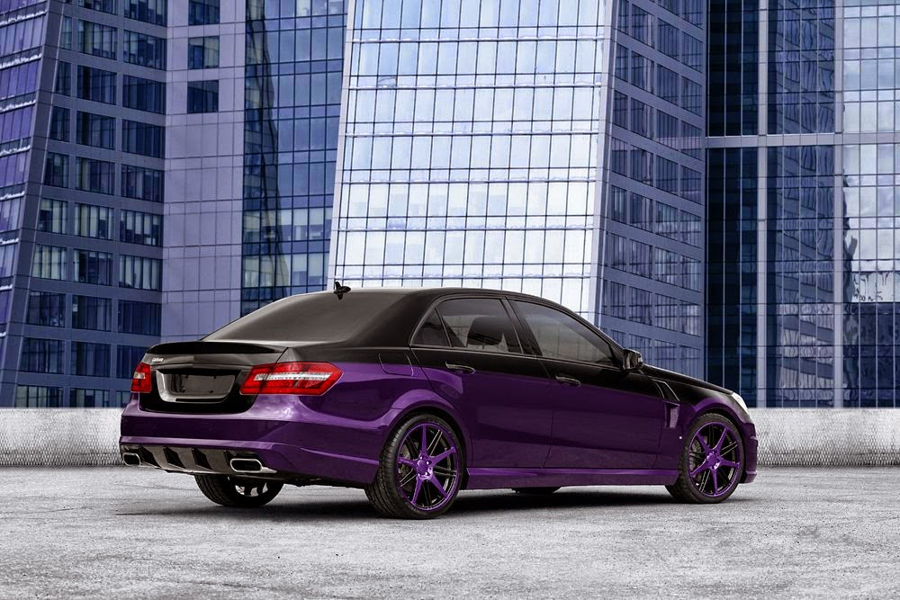 Mercedes Benz E Klasse W212 Purple And Black Benztuning