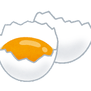 卵の黄身のイラスト