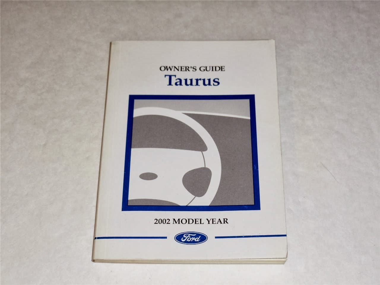 2002 Ford taurus user manual #1