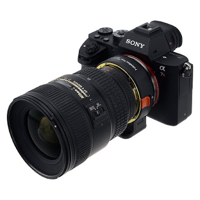 Sony A7R II с адаптером Fotodiox Fusion Smart AF для объективов Nikon