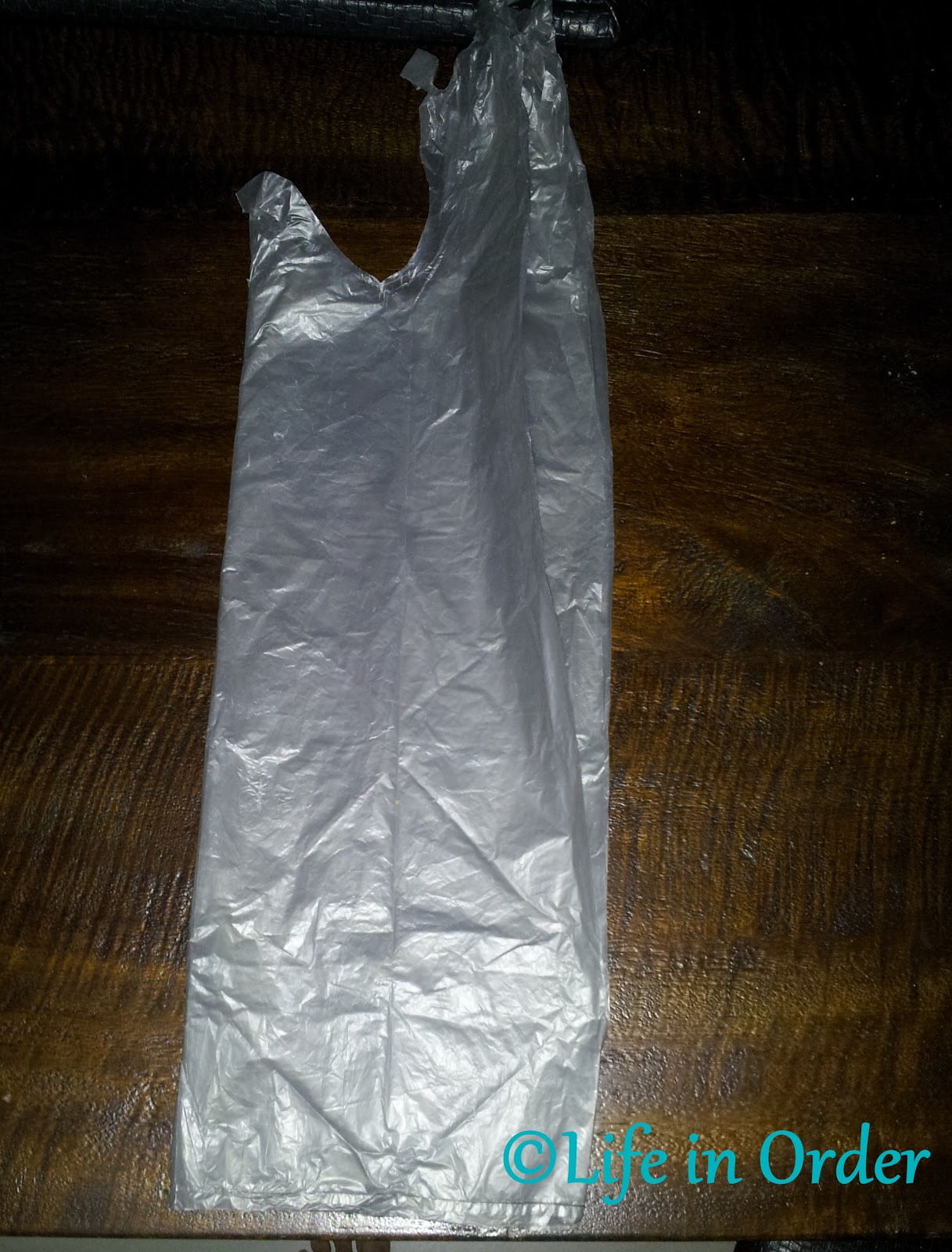 Life in Order How to Fold a Plastic Bag!