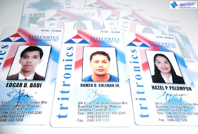 PVC ID Cards - Tritronics Philippines