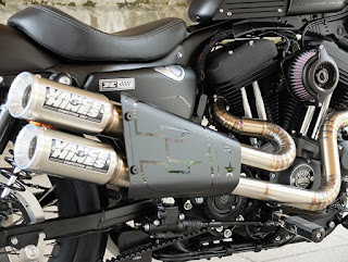 warrs super holigan flat track 1200 roadster by warrs exhaust