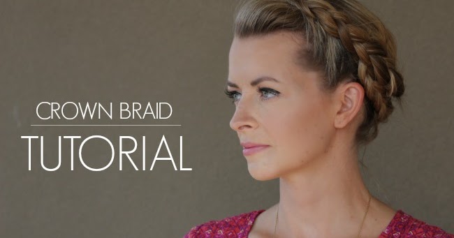  blushing basics: Crown Braid Tutorial and Head & Shoulders Review