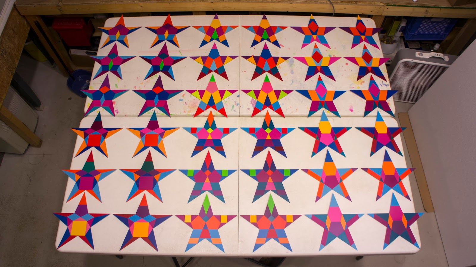 INSIDE THE ROCK POSTER FRAME BLOG Franklin Jonas Metal Star Art