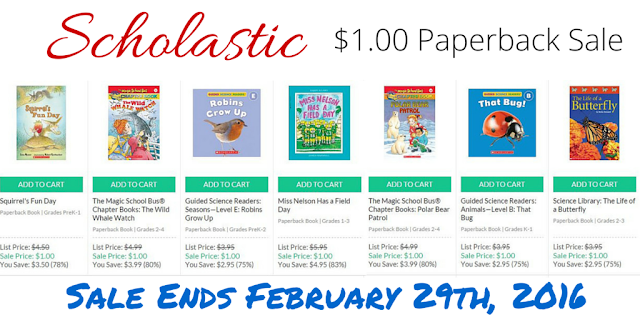 Scholastic $1.00 Paperback Sale!!!! | JustAddCoffee- The Homeschool ...