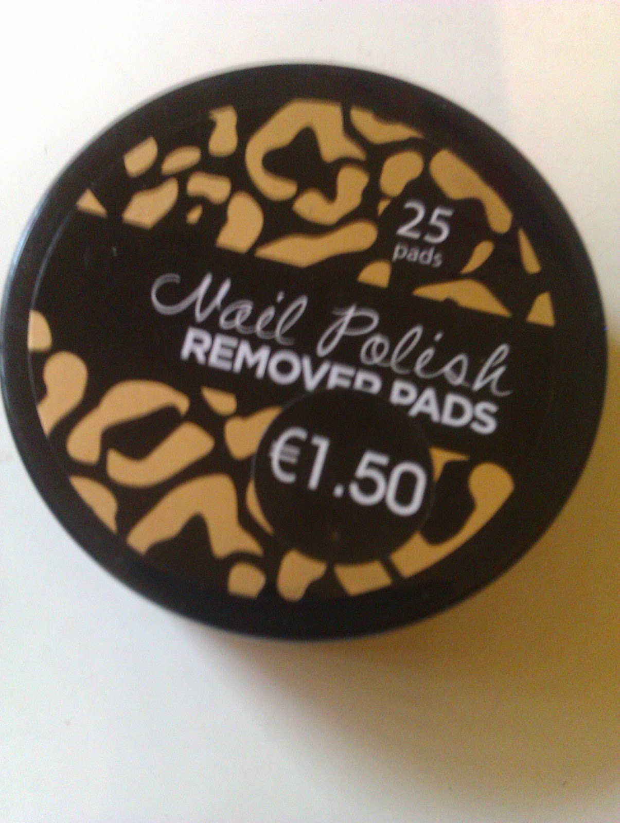 Noyikodih Nail polish remover pads Primark