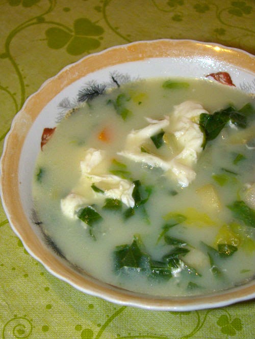 Ciorba dreasa de spanac