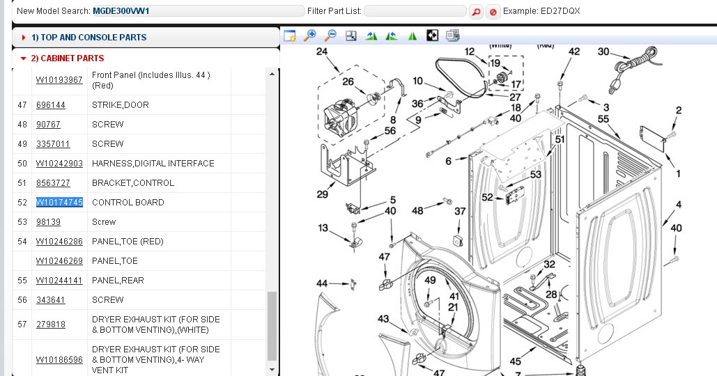 Maytag Neptune Washer Repair and More MGDE300VW1 Dryer F01 Error Code