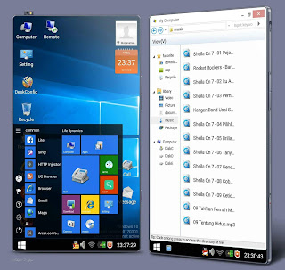 Launcher Windows 10 Android Terbaru Mirip Desktop