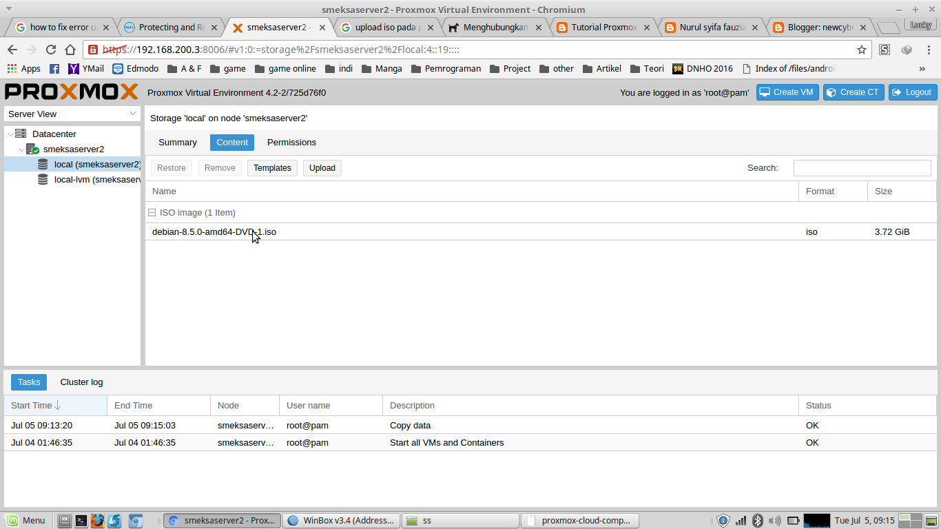 Proxmox openmediavault. Proxmox wallpaper.