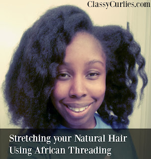 african threading on natural hair