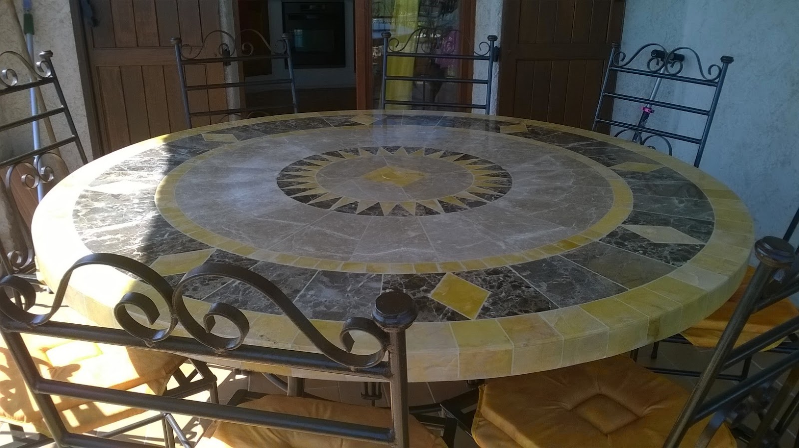 LivingRoc USAThe Blog OUTDOOR STONE PATIO DINING GARDEN TABLES