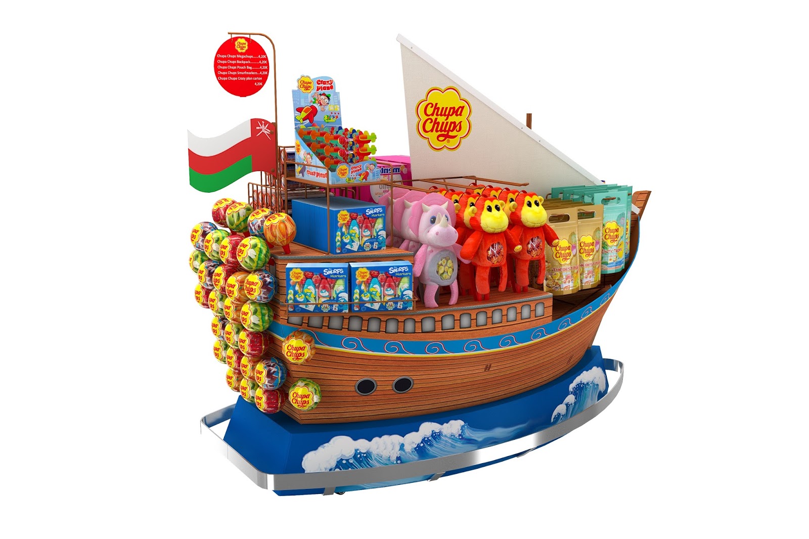 chupa chups cool friends backpack