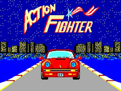Divagações oldschool: Outro jogo antigo com capa terrível #8- "Action Fighter" do Master System! Action1