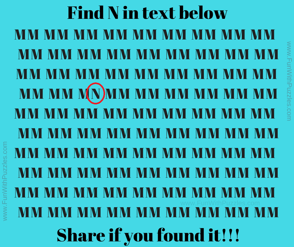 Picture Brain Teaser and Answer for Kids