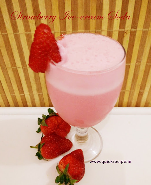 Strawberry Icecream Soda