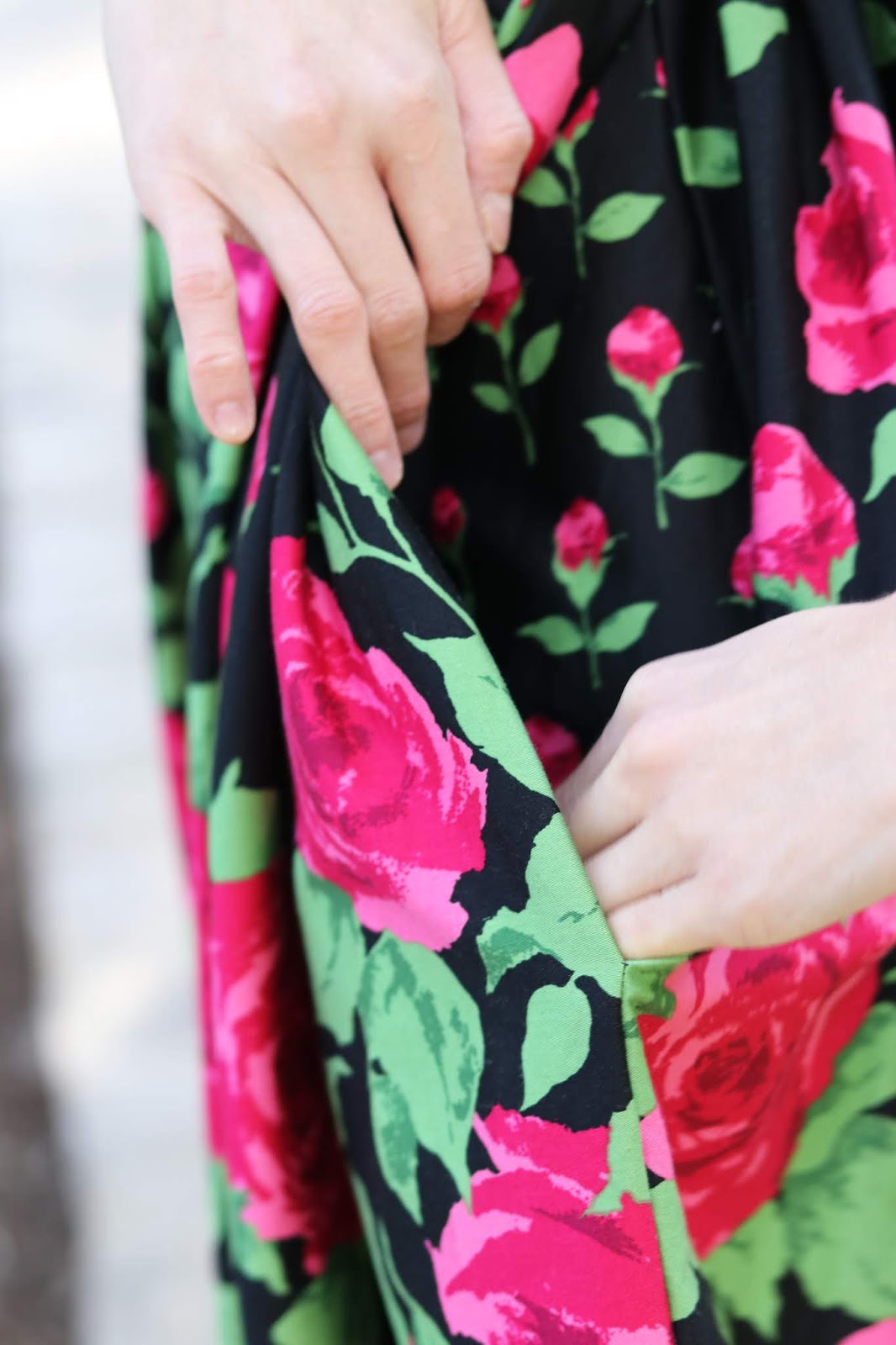 Sewing: Pink Roses | GracefullyVintage