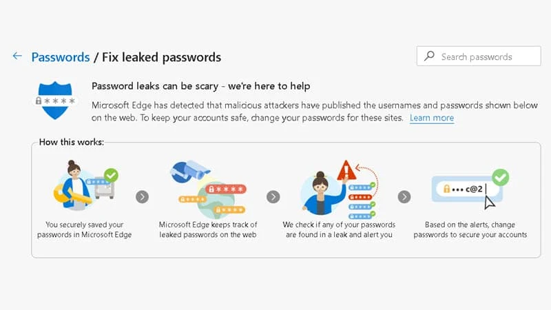 Microsoft Edge will now let you know if your password has been compromised