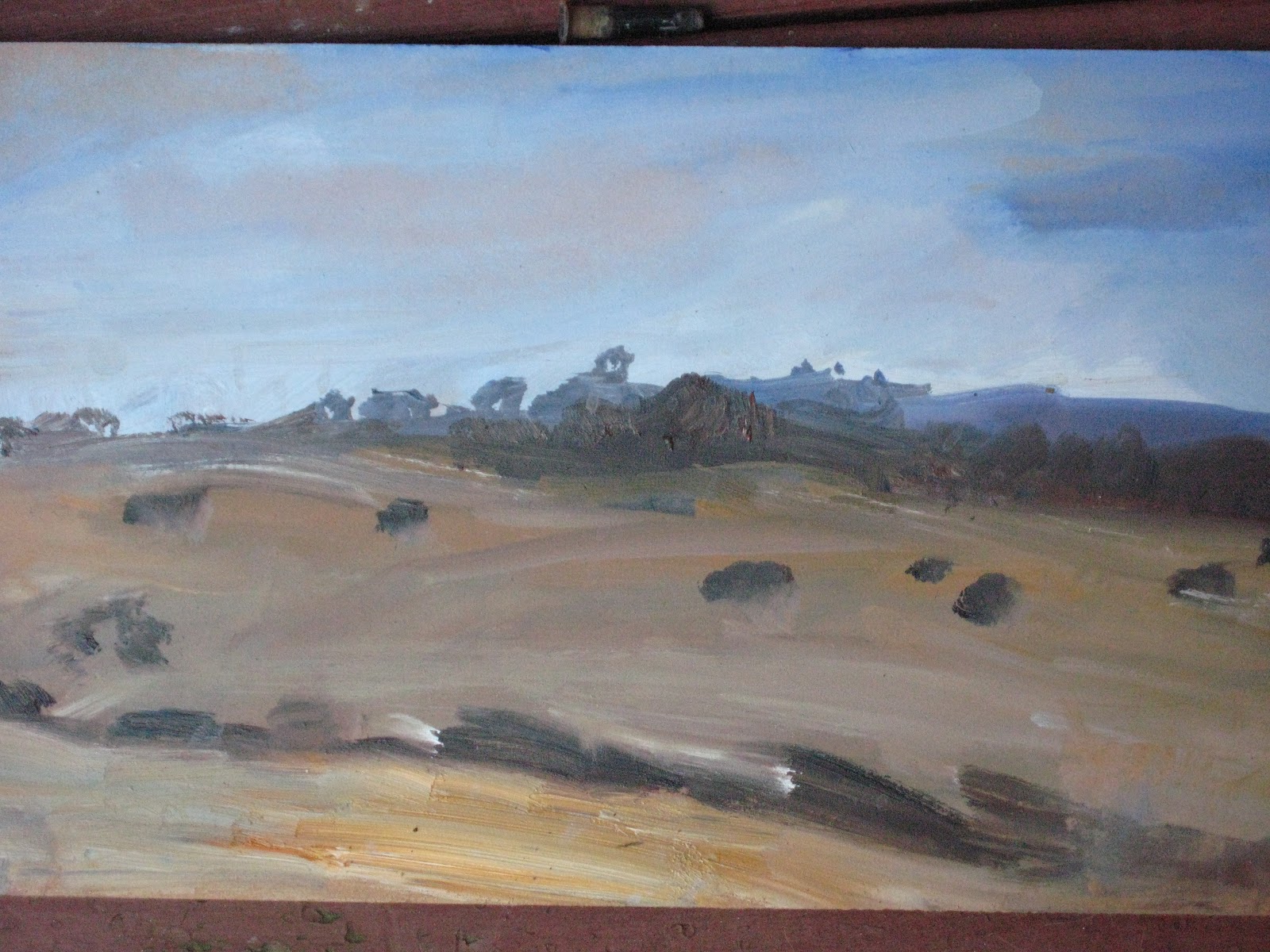 Painting the Australian Landscape Painting on Maddens Plains
