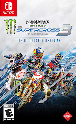 Monster Energy Supercross 3 Official Video Game Cover Nintendo Switch