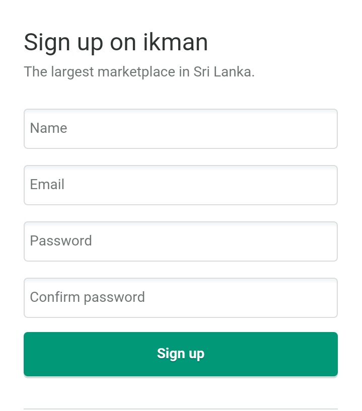 How to Create an Account on Ikman.lk