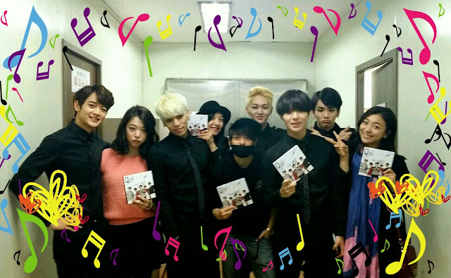 shinee wins on music bank 131025 with f(x) backstage