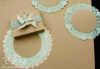 Pin Wheel and Doily Place Settings by Stampin' Up! Demonstrator Bekka Prideaux