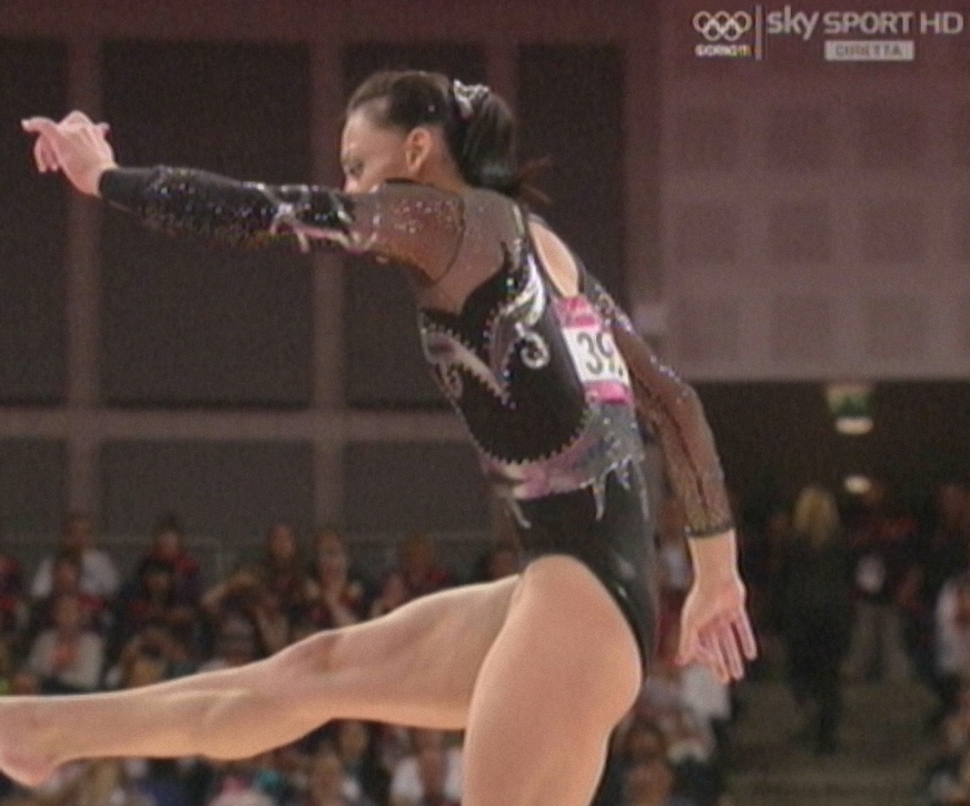 Her Calves Muscle Legs Olympics 2012 Women Gymnastics muscular