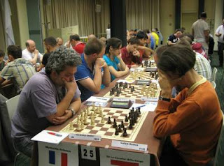 Echecs en Slovénie : Marseille échecs bat Le Cavalier Differdange lors de la ronde 5 © site officiel