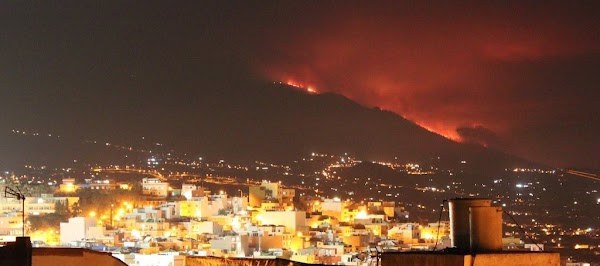 Detenido turista por incendio La Palma, Cumbre vieja Detenido turista por incendio La Palma, Cumbre vieja