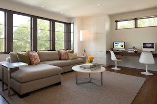 Assorted Modern Sofa Bed for Various Modern Rooms Stunning Brown Modern Sofa Bed in the Sitting Space with White Table near the Home Office Area