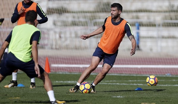 Málaga, Abqar es la nota positiva del entrenamiento Málaga, Abqar es la nota positiva del entrenamiento