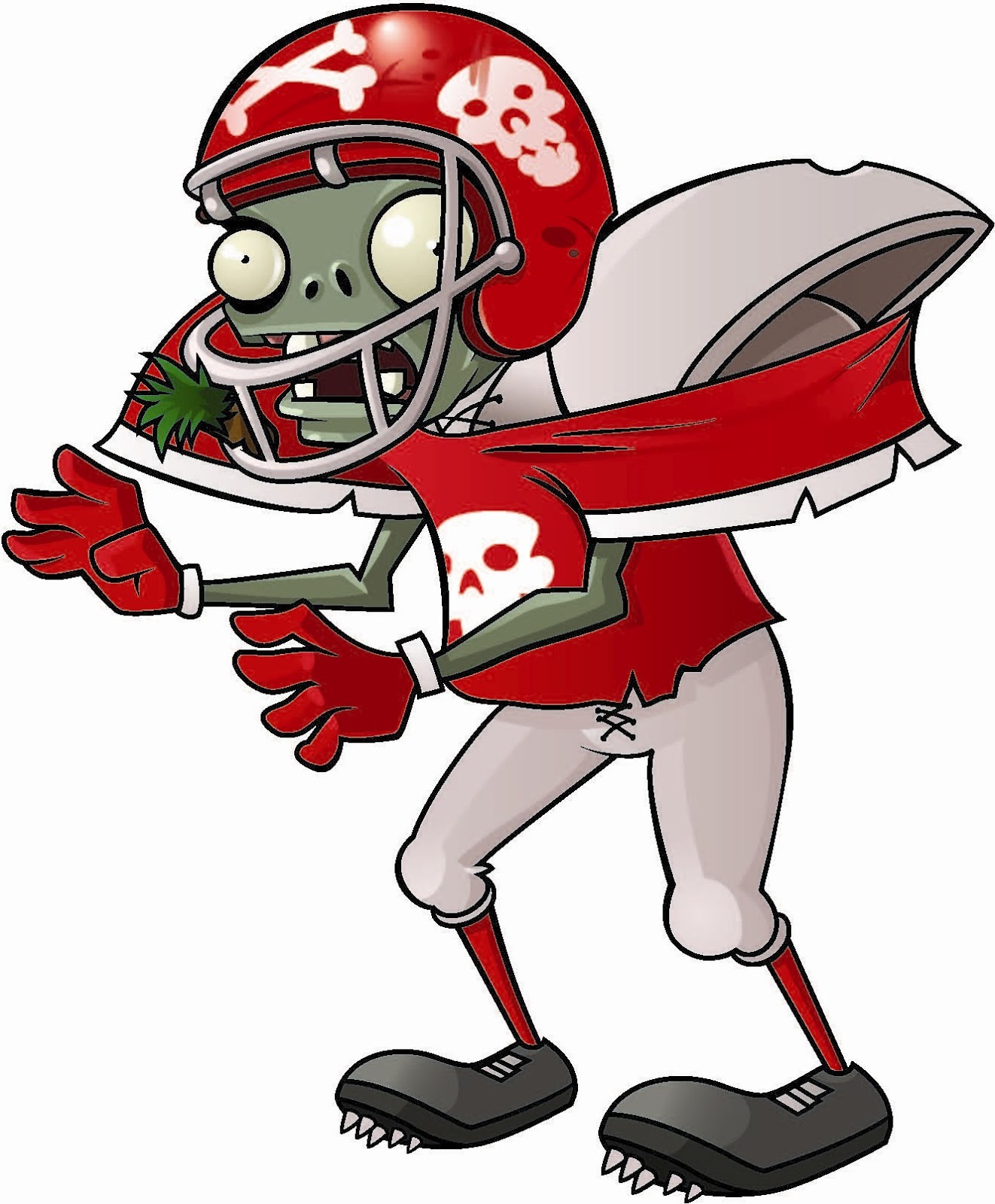 zombie football player coloring pages - photo #31