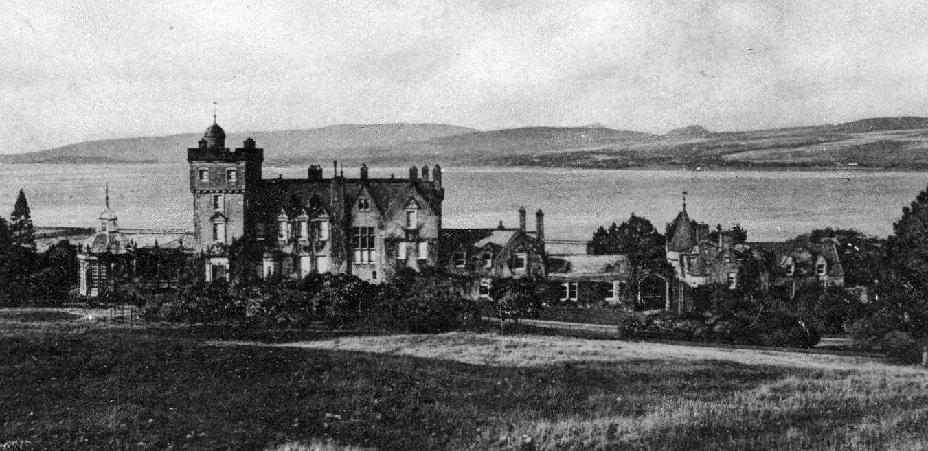 Tour Scotland Old Photograph Broadstone House Port Glasgow Scotland