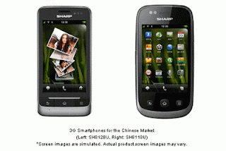 Sharp SH8128U and SH8118U touchscreen 3G smartphones released