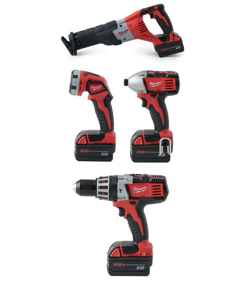 Milwaukee 18V 4 Piece Heavy Duty Combo Kit Hook of the Day