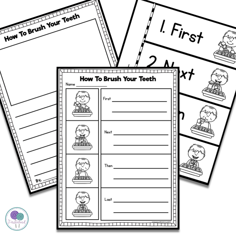  How To Brush Your Teeth Writing Firstieland