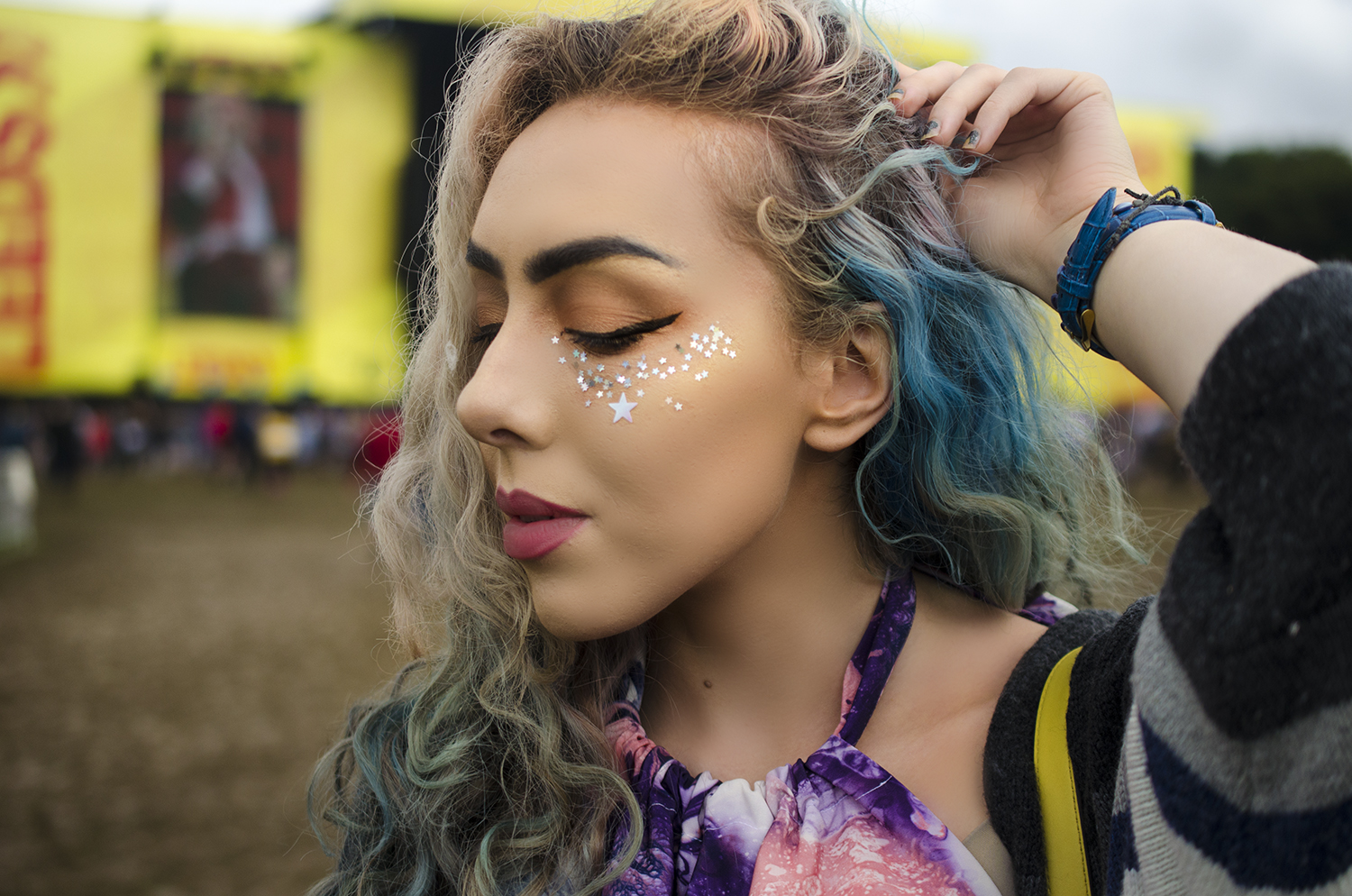 Festival Glitter Makeup