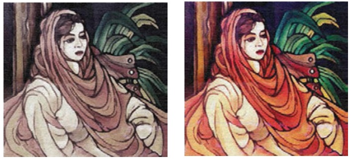 Berkarya seni rupa dua dimensi