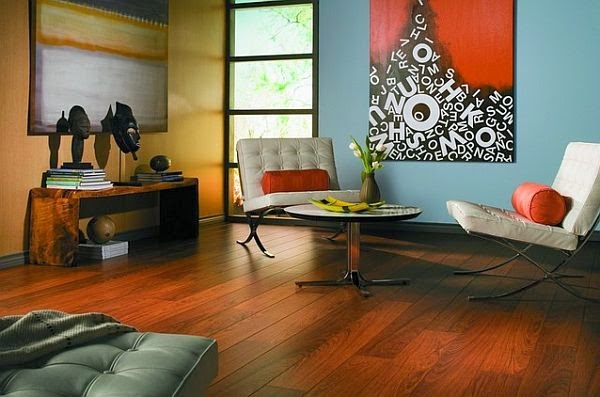 Wooden house: the floor